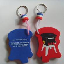 custom shape EVA promotional key chains