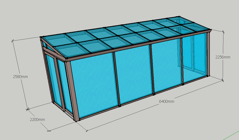 Lingyin construction materials ltd glass room drawings-1