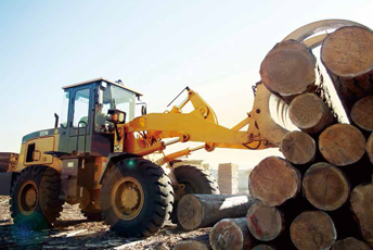 Log Gripper wheel loader