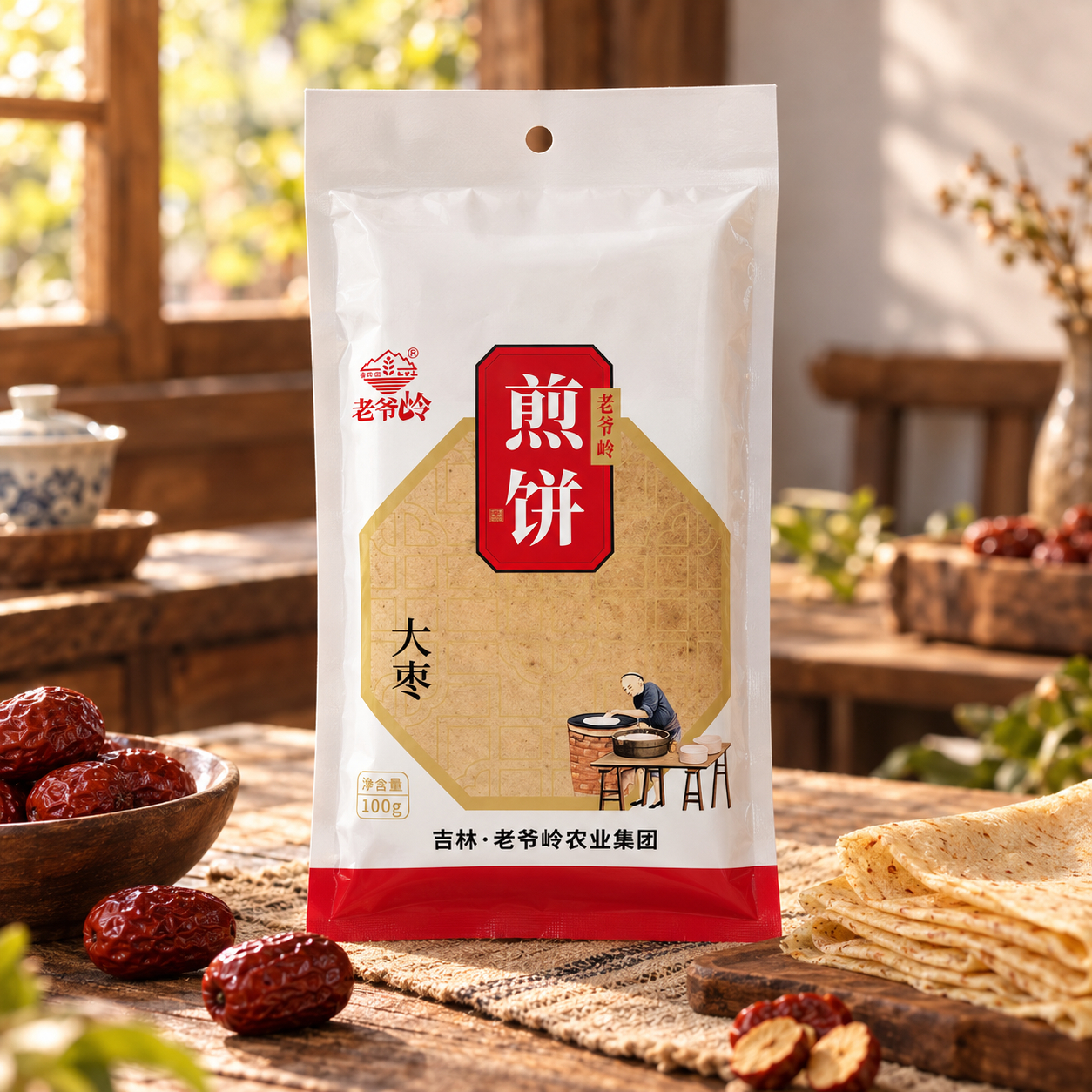 Jujube flavored pancakes3 Jujube flavored pancakes3