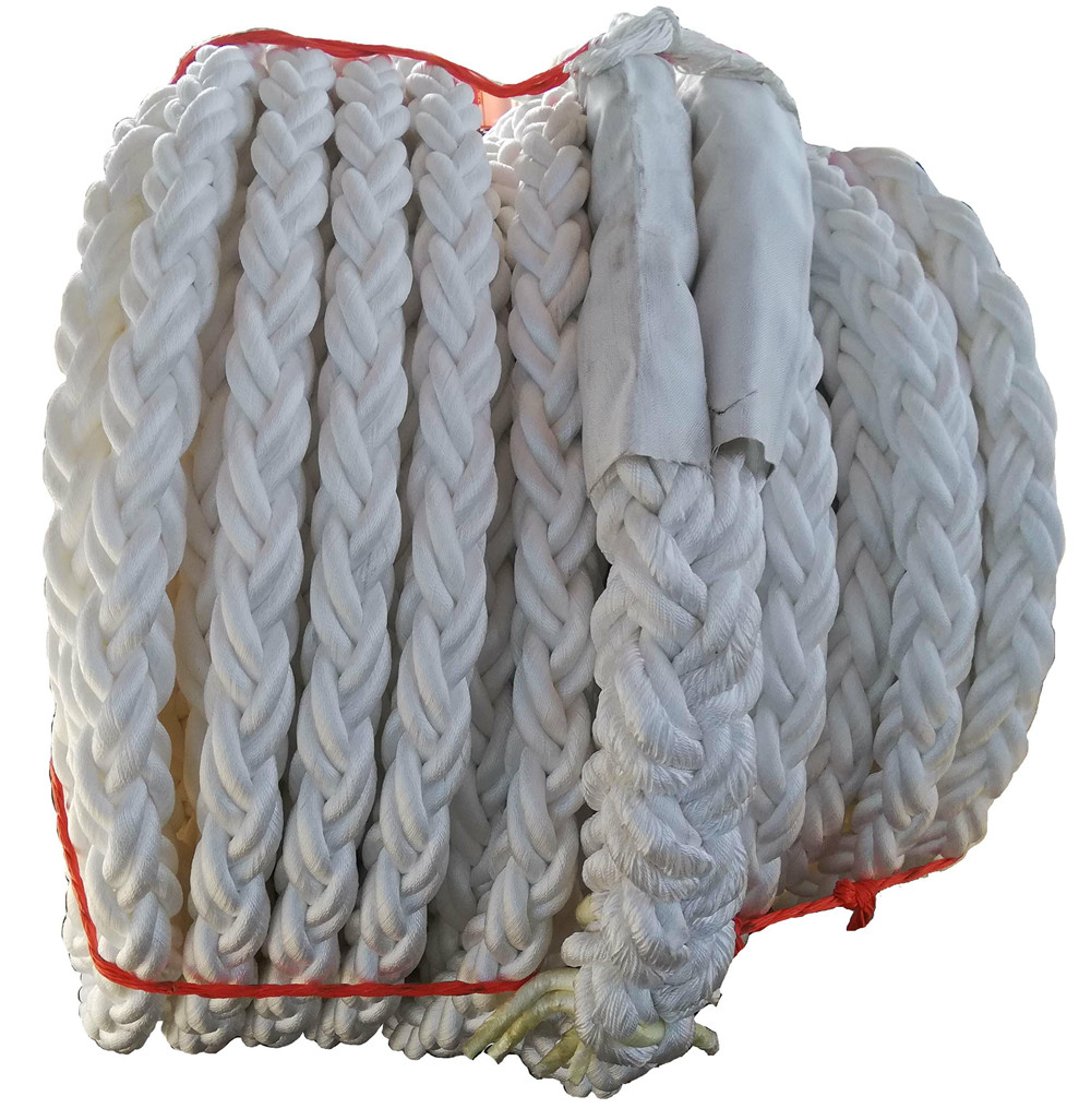 8-strand polypropylene filament rope