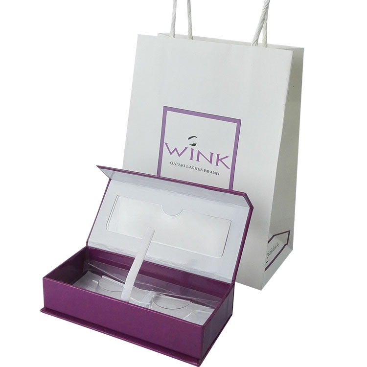 eyelashes box and bag