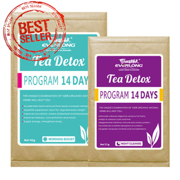 China Organic Herbal Detox Tee Abnehmen Tee Gewichtsverlust Tee 14 e Detox Programm Hersteller