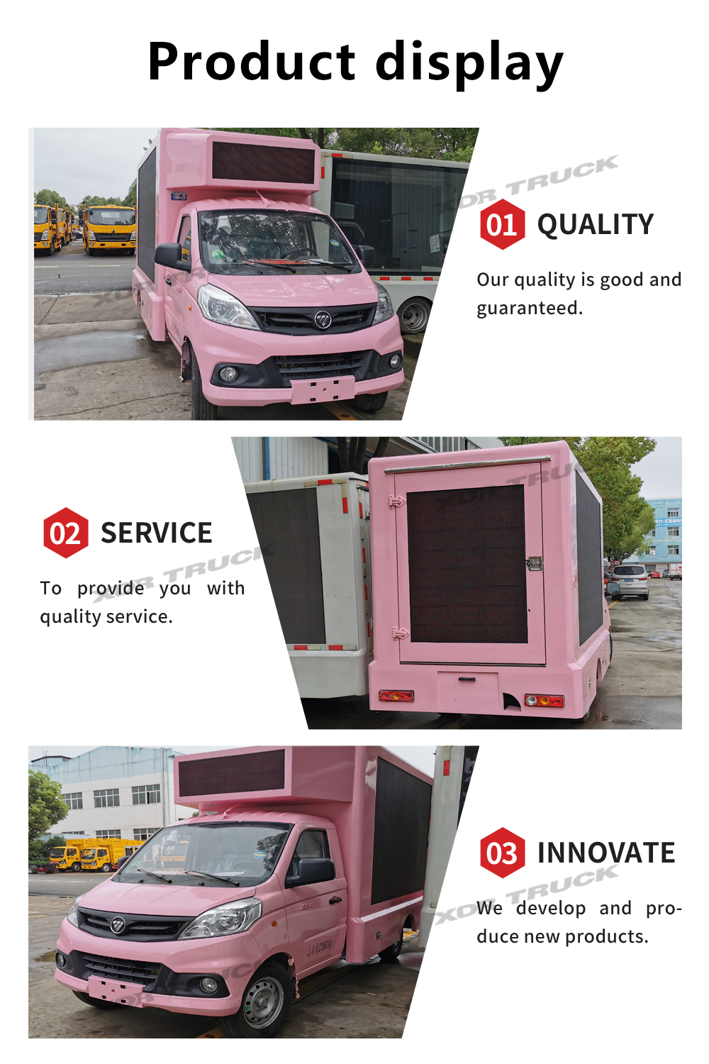FOTON M1 advertising truck FOTON M1 advertising truck