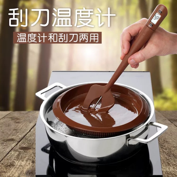 Silicone Cooking Spatula Instant Read Digital Thermometer for Candy Silicone Cooking Spatula Instant Read Digital Thermometer for Candy