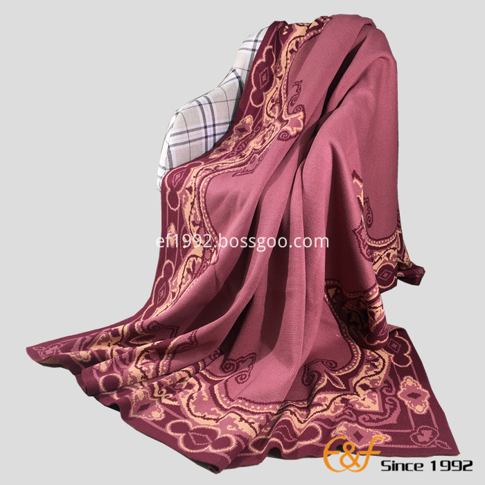 wool acrylic knitted winter blanket wool acrylic knitted winter blanket