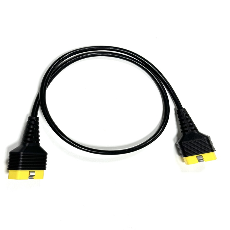 OBDII 16Pin Male to Male Diagnostic Extension Cable, 1020mm Yellow Connector OBDII 16Pin Male to Male Diagnostic Extension Cable, 1020mm Yellow Connector