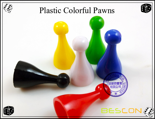 Plastic Colorful Pawns-3 Plastic Colorful Pawns-3