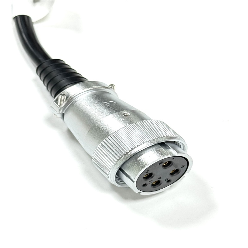 Custom Industrial Power Cable with 16A 5P CEE Plug & WEIPU WS32 Aviation Connector Custom Industrial Power Cable with 16A 5P CEE Plug & WEIPU WS32 Aviation Connector