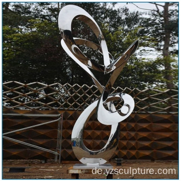China Garten Kunst Verzierung Abstrakte Edelstahl Skulptur Hersteller