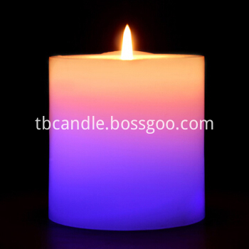 colorful LED candle