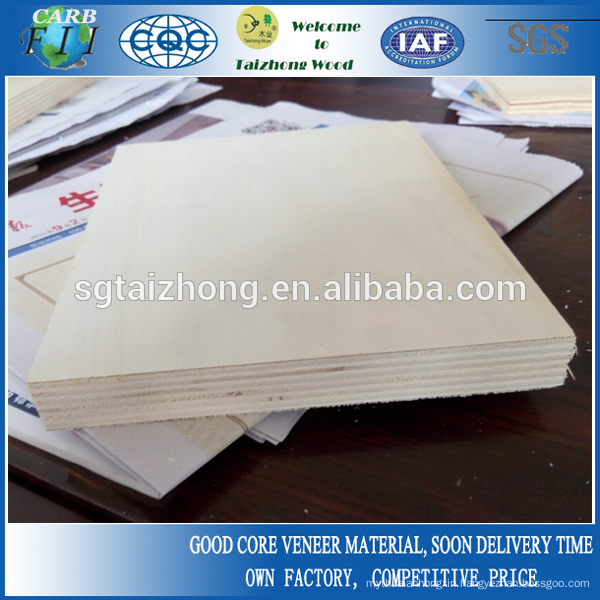 Furniture Grade 18mm Poplar Plywood China Manufacturer