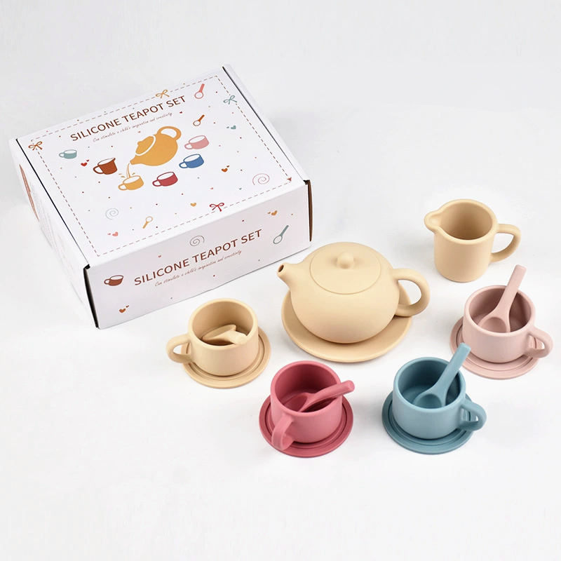 silicone tea set toys MFZ-G008A silicone tea set toys MFZ-G008A