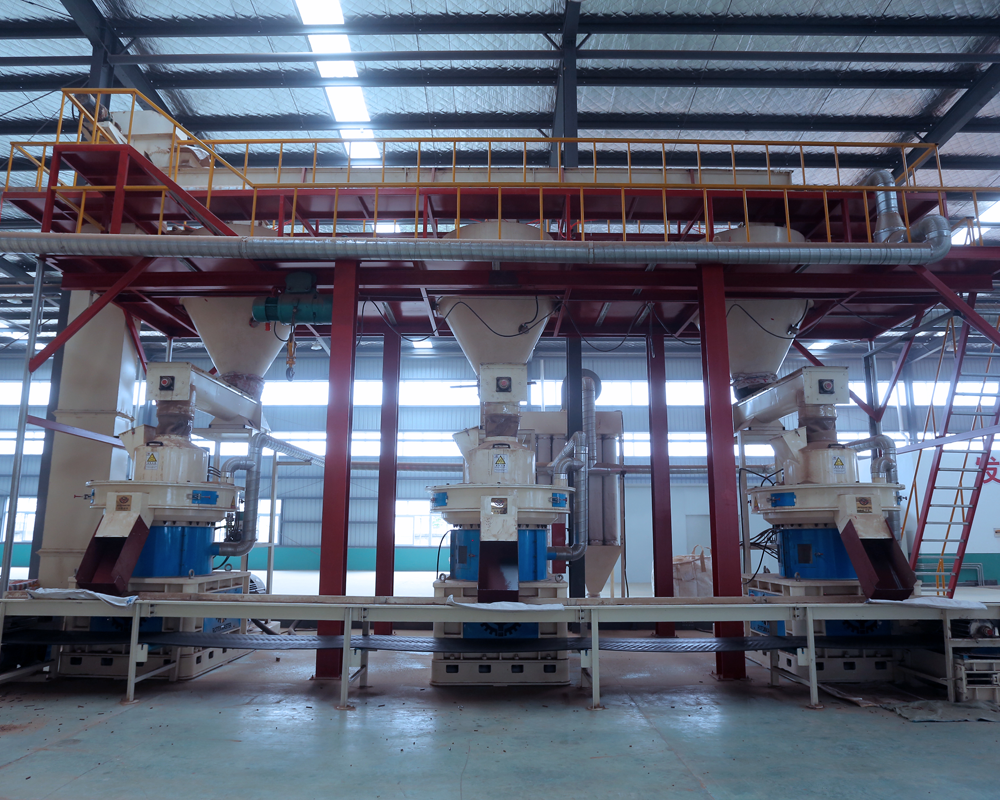 wood pellet production line