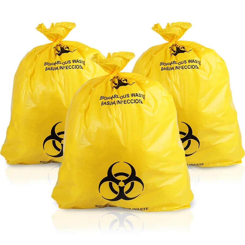 Disposable Custom Size Medical Biohazard Waste Bag
