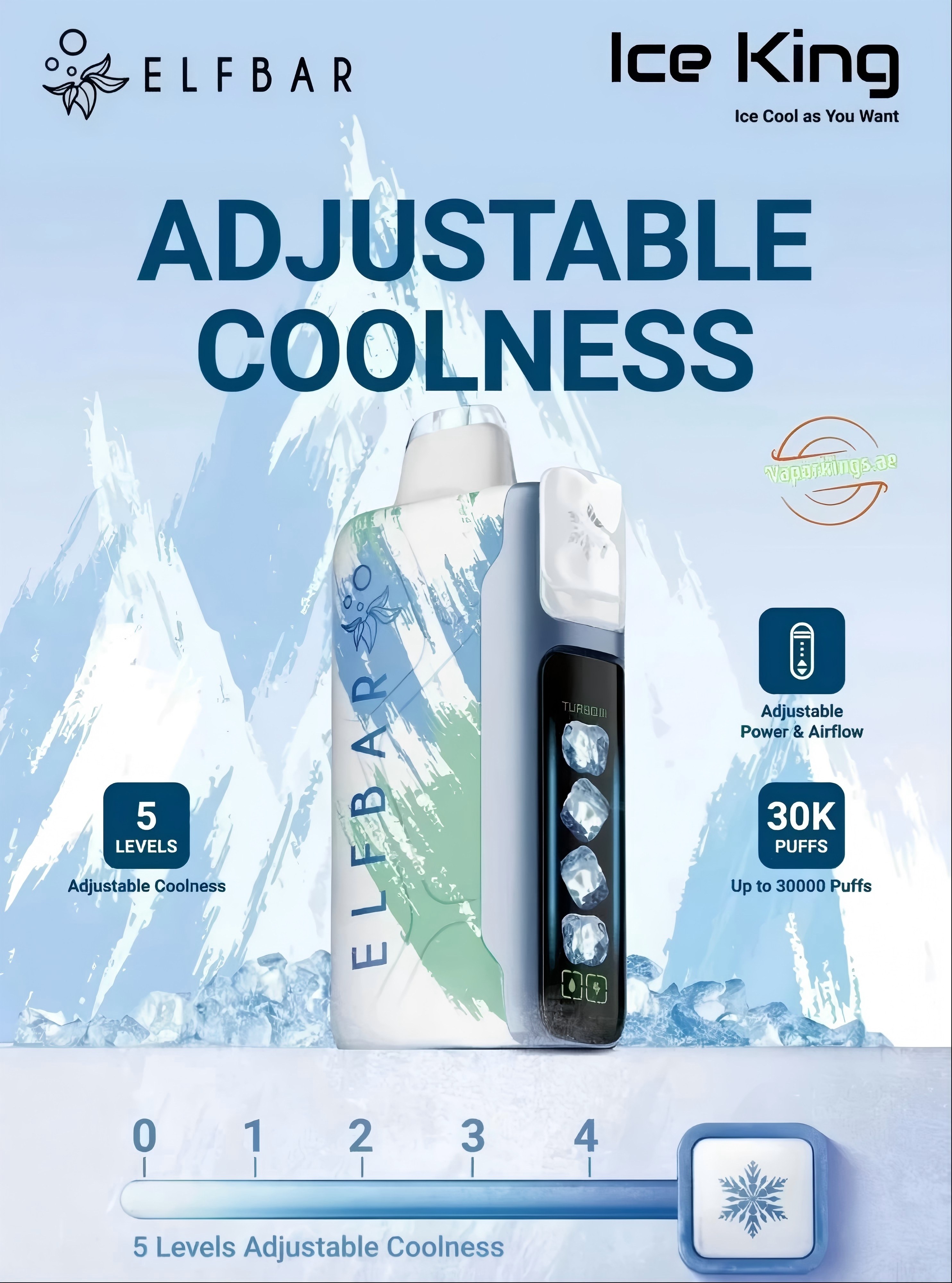 ELF BAR ICE KING 30000 Puff (6)(1)(1) ELF BAR ICE KING 30000 Puff (6)(1)(1)