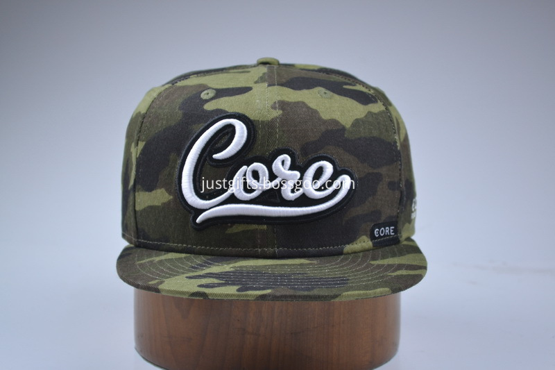 Хлопковая кепка с вышивкой на заказ с камуфляжным принтом Custom Embroidered Snapback Cotton Cap Camouflage Colour