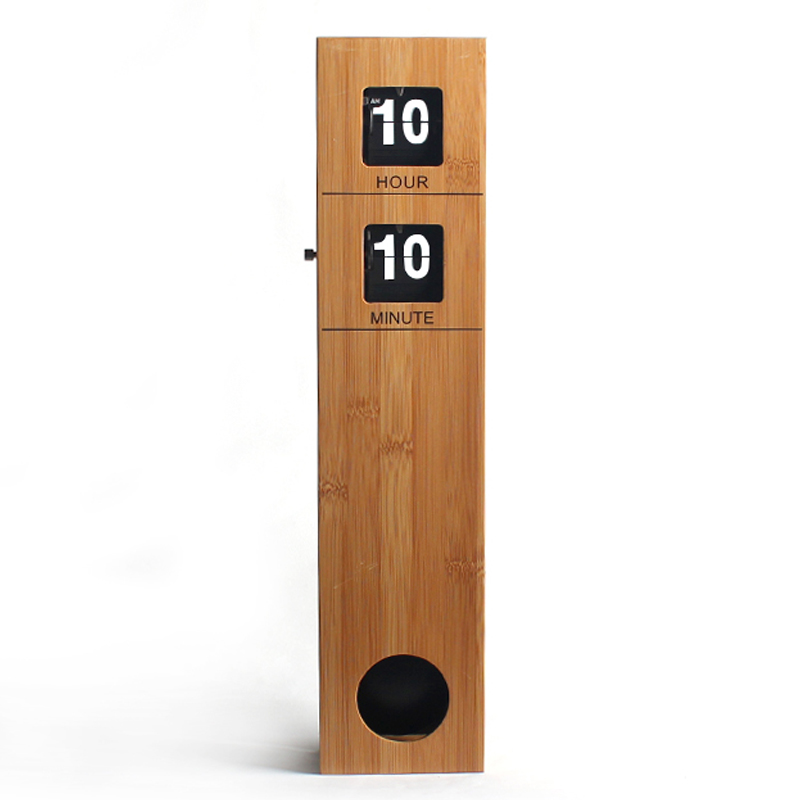 Bamboo Flip Clock