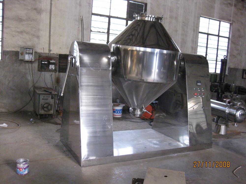 Industrial double conical vacuum dryer heat sensitivity material Industrial double conical vacuum dryer heat sensitivity material