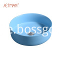 Art round lavatory art blue basin ceramic