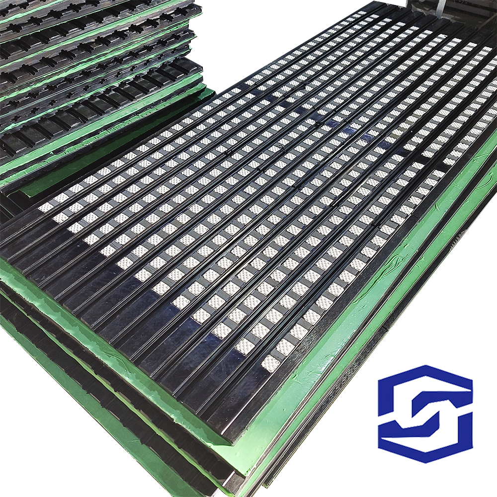Ceramic rubber sheet for mining conveyor roller Ceramic rubber sheet for mining conveyor roller
