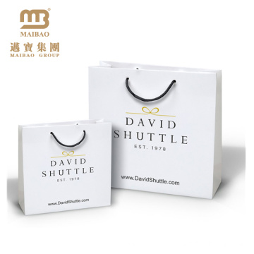 High Quality Wholesale Boutique Luxury Custom Color Printed Paper Gift Shopping Retail Bags With Logo And Handles China Manufacturer