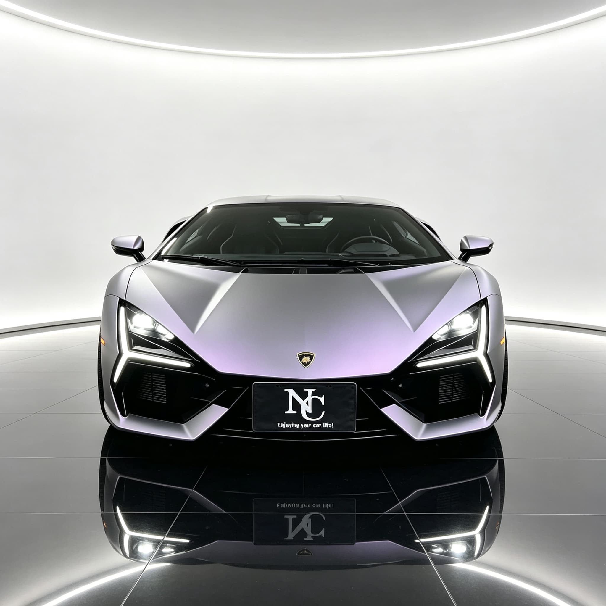 Self-Healing Tech-Grey Purple Car Wrapping Self-Healing Tech-Grey Purple Car Wrapping