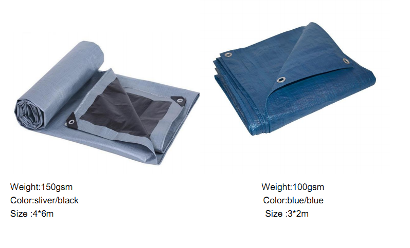 Tamaño acabado de lona impermeable Waterproof Tarpaulin Finished Size