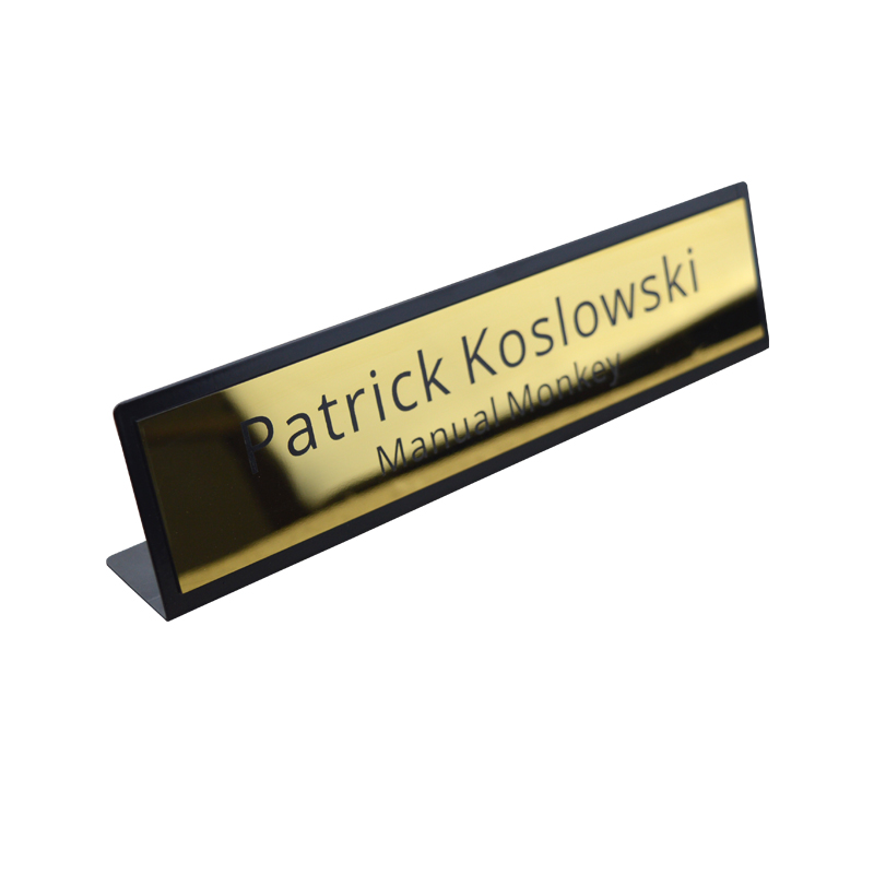 metal desk sign metal desk sign