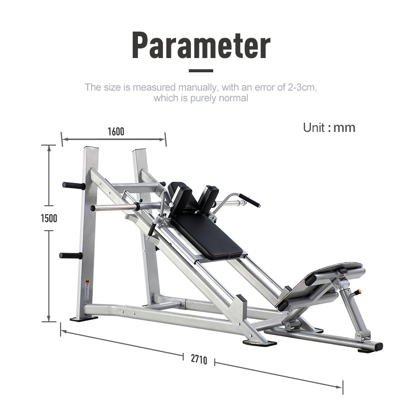 45 degree Linear Hack Squat