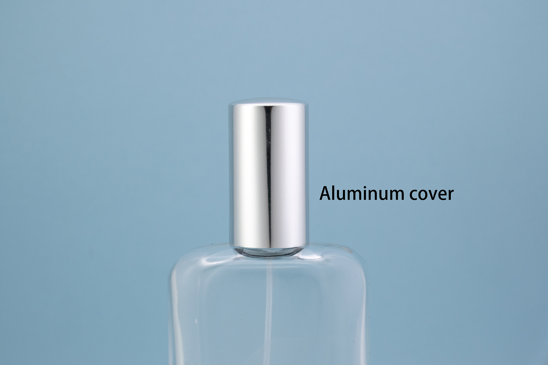 FEA15 shiny silver crimp pump with collar and aluminum cap FEA15 shiny silver crimp pump with collar and aluminum cap