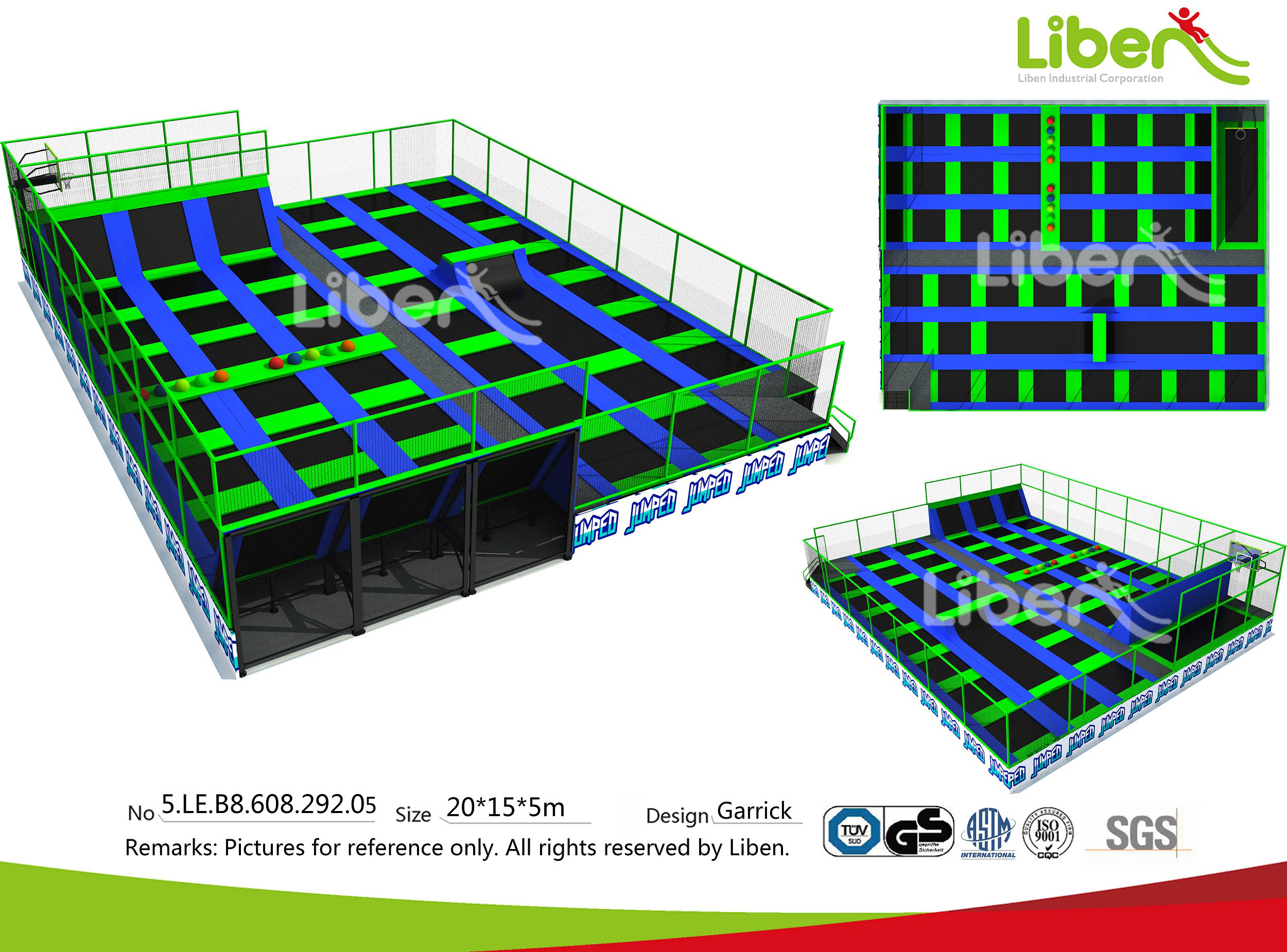 design of outdoor trampoline park