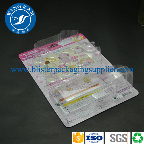 Hot sealed Bister Packaging Blastic Custom