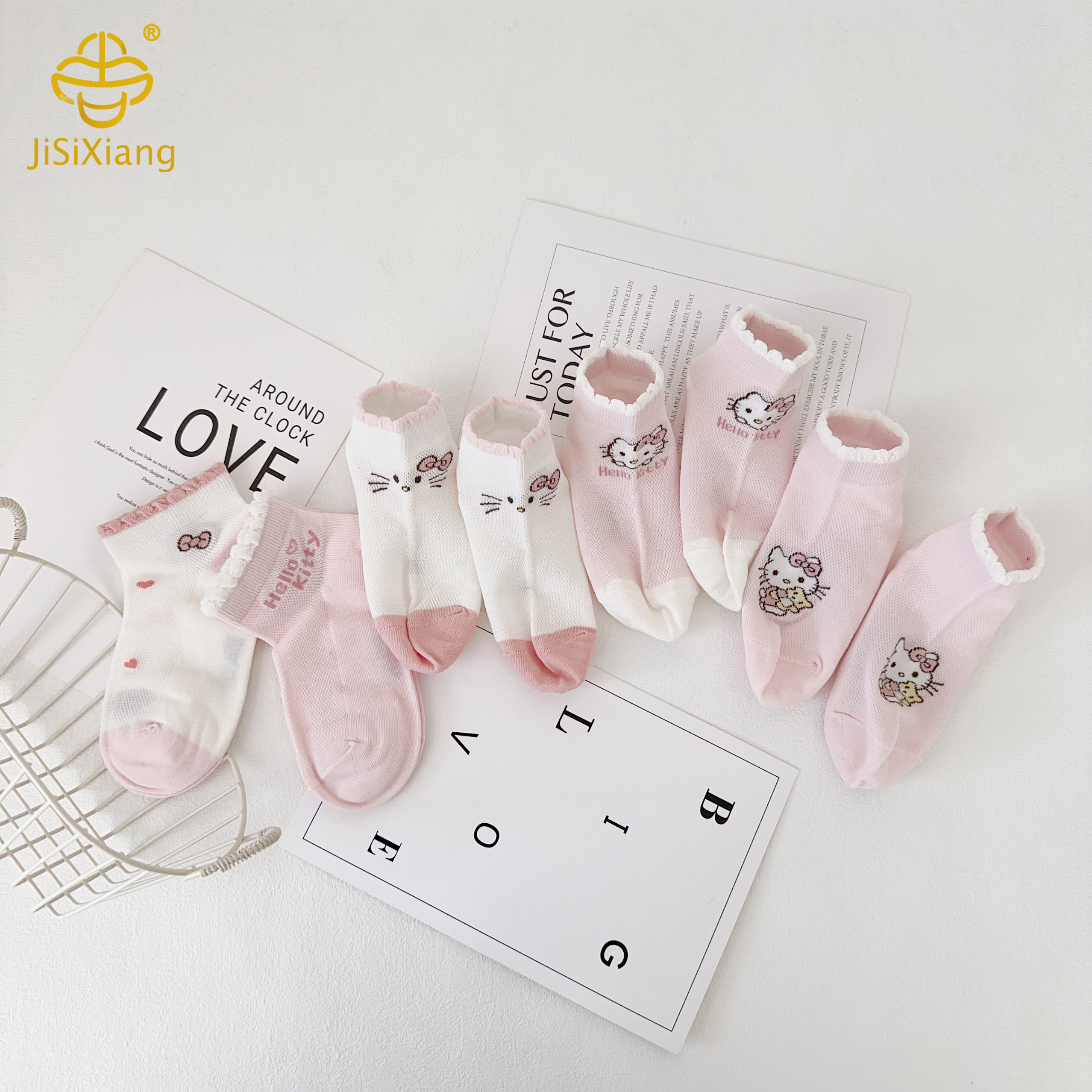 KT Cat Sock Mesh Breathable Girl KT Cat Sock Mesh Breathable Girl