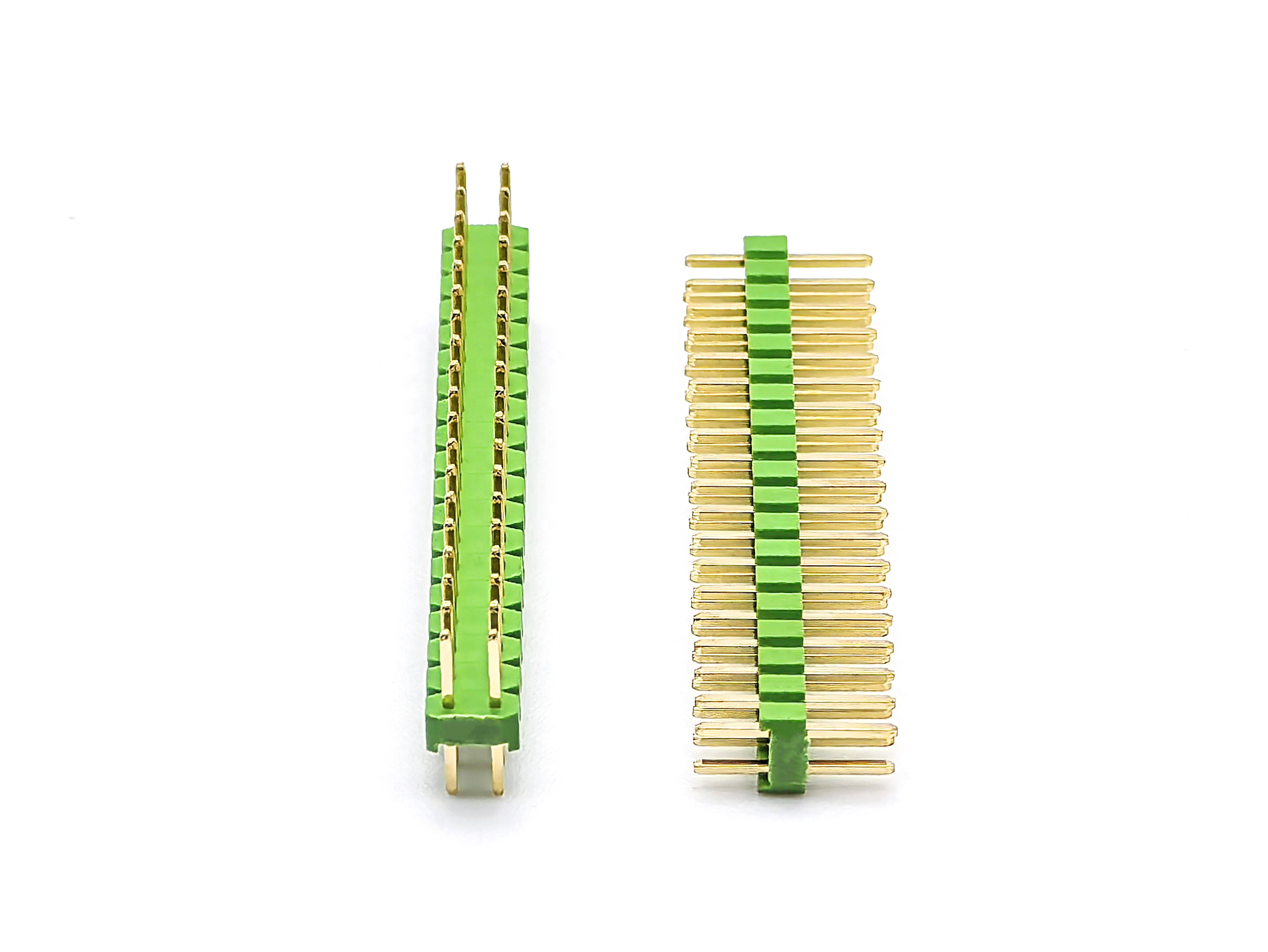 2.0mm Pitch Pin Header Connector Dual Row Straight SQ0.5mm H:2.0mm 2*19P Green 2.0mm Pitch Pin Header Connector Dual Row Straight SQ0.5mm H:2.0mm 2*19P Green