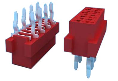 MFCS01 -XXAXX 1.27mm Micro Match Socket 180Â° DIP