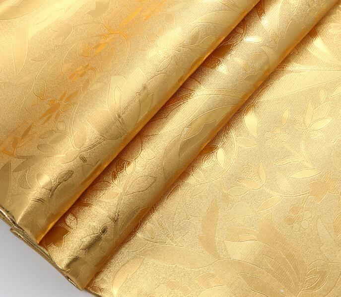 Cuir décoratif en PVC doré Gold PVC decorative leather