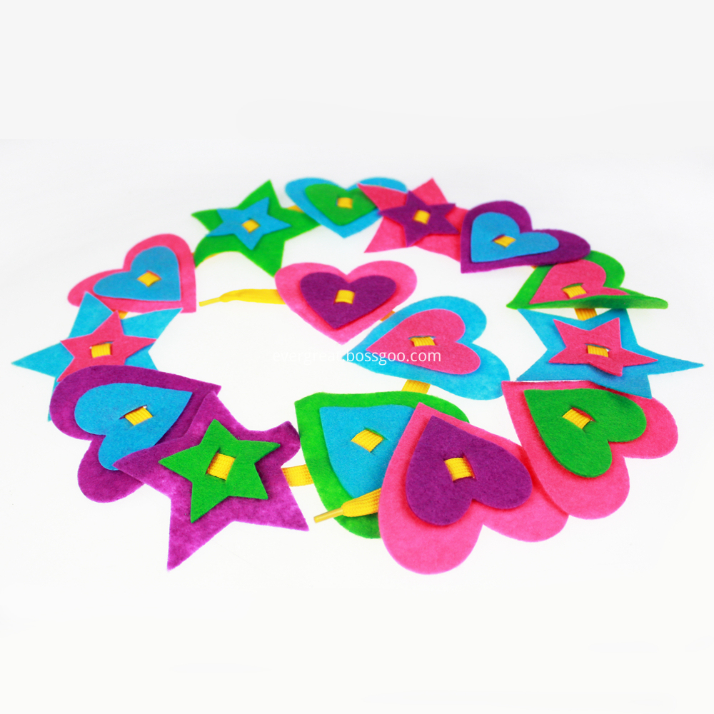 Felt garland decoration Felt garland decoration
