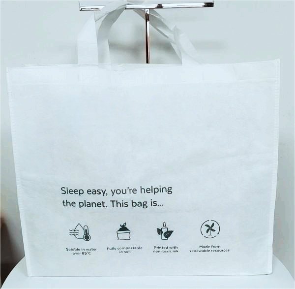 Biodegradable non-woven shopping bags Biodegradable non-woven shopping bags