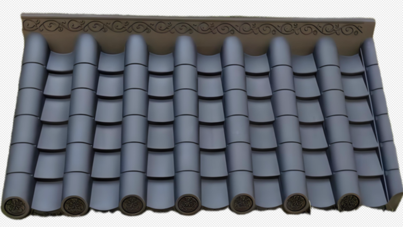 Antique Bluish-Gray Roofing Tiles Antique Bluish-Gray Roofing Tiles