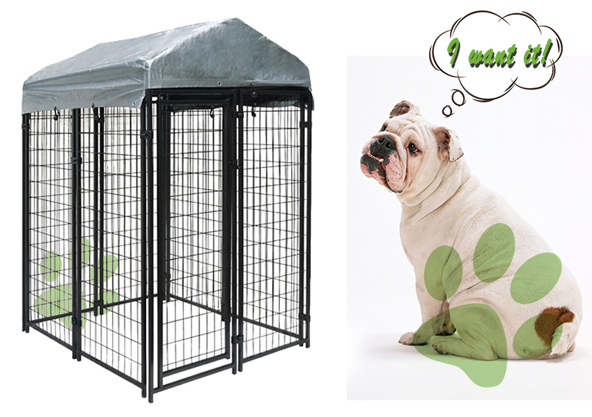 cajón de alambre grande large wire dog crate