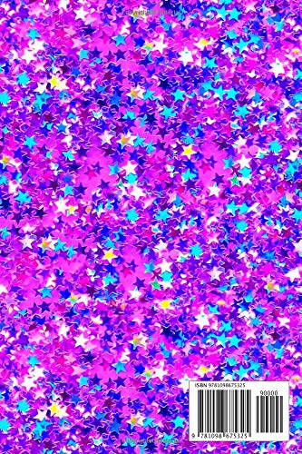 Purple Star Glitter Notebook 1 Purple Star Glitter Notebook 1