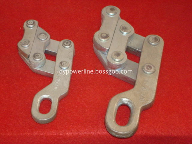 Parallel jaw type earth wire grip Parallel jaw type earth wire grip