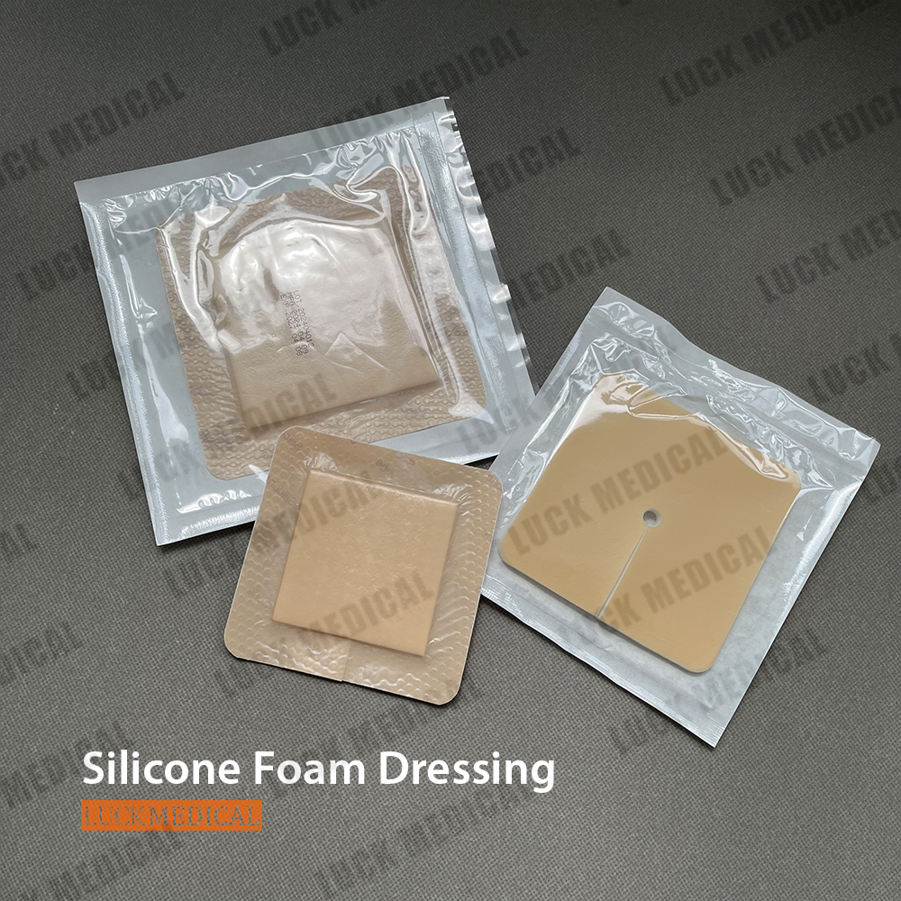 Silicone foam wound dressing 02 Silicone foam wound dressing 02