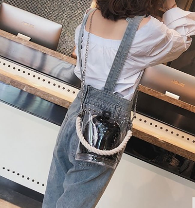 Transparent axelväska Transparent Shoulder Bag