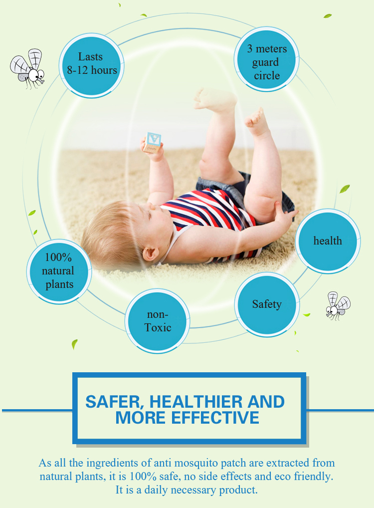 मच्छर विकर्षक पैच mosquito repellent patch