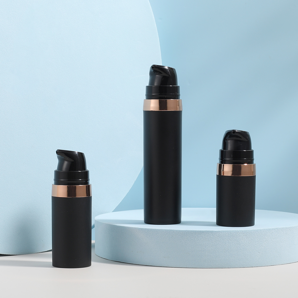 Good quality black plastic bottle cosmetic vacuum airless pump bottle4 Good quality black plastic bottle cosmetic vacuum airless pump bottle4