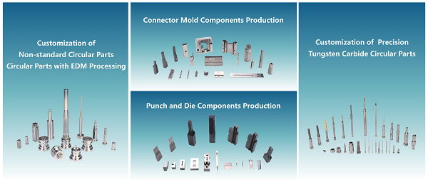 plastic mold spare parts  manufacturing