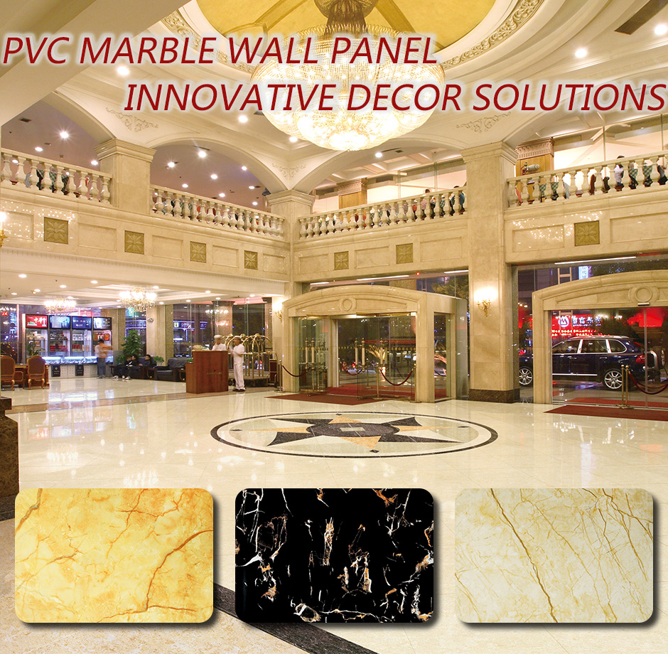 interior Pvc 3D marble ceiling panel