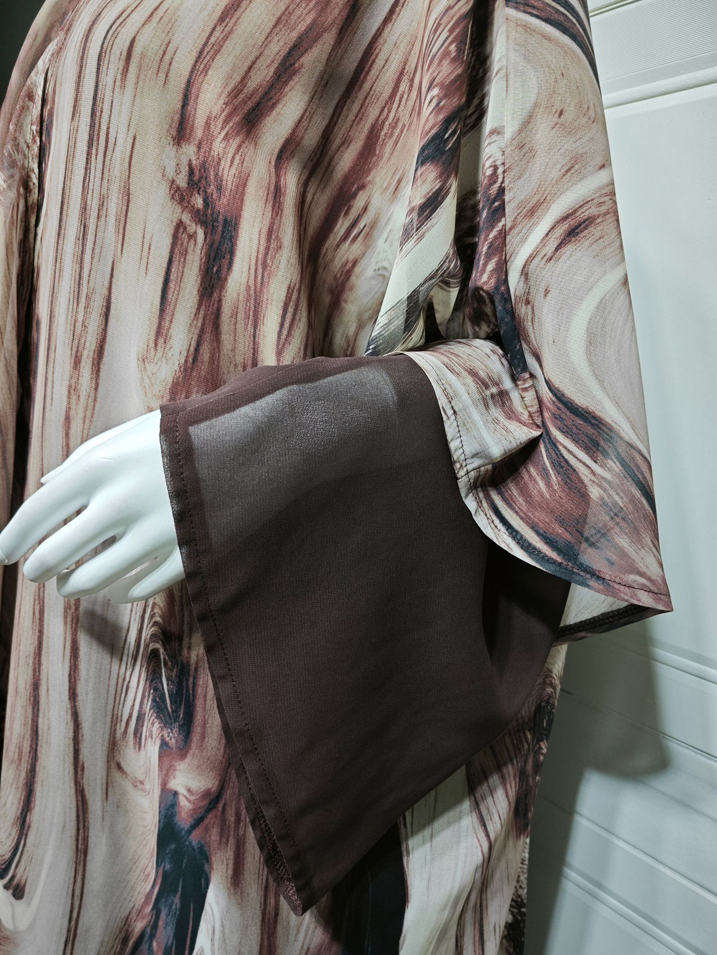 Eid Muslim Print Abaya Set with Matching Scarf MQ222 (5) Eid Muslim Print Abaya Set with Matching Scarf MQ222 (5)